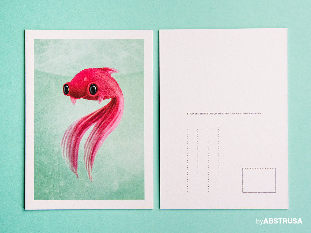 Süßer Fisch — A6 Postkarte