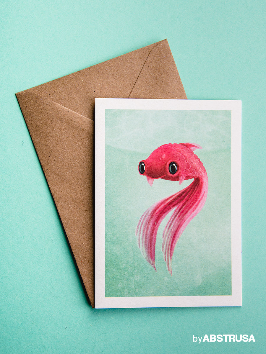 Süßer Fisch — A6 Postkarte
