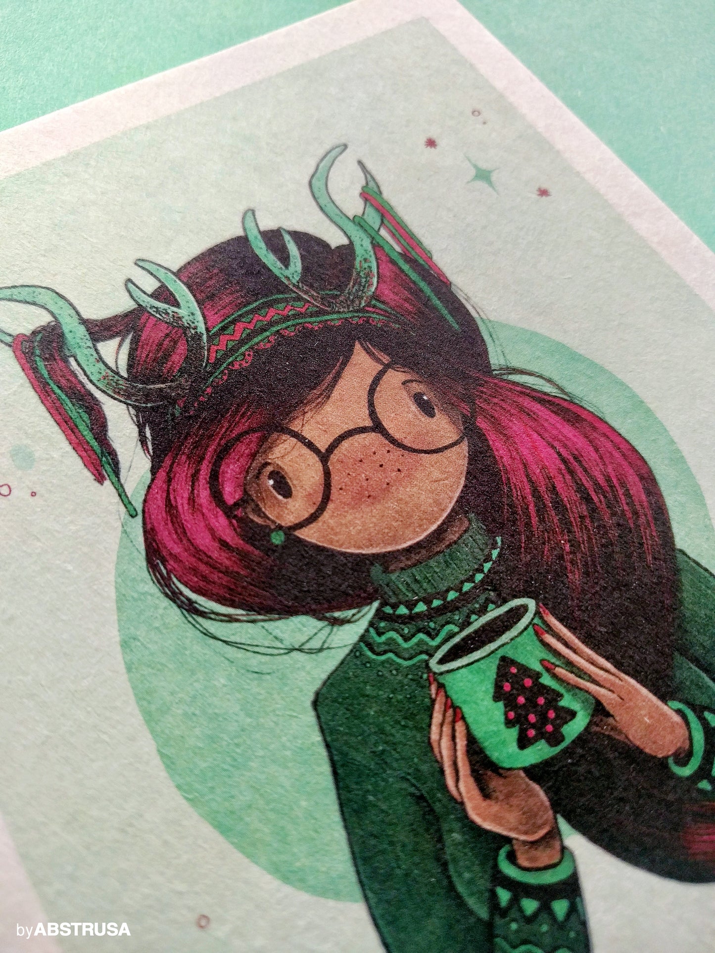 Frohe Weihnachten — A6 Postkarte