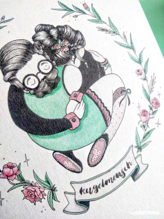 Hochzeitseinladung — A5 Postkarte