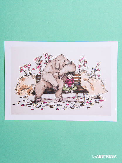 Schweinehund — A5 Postkarte