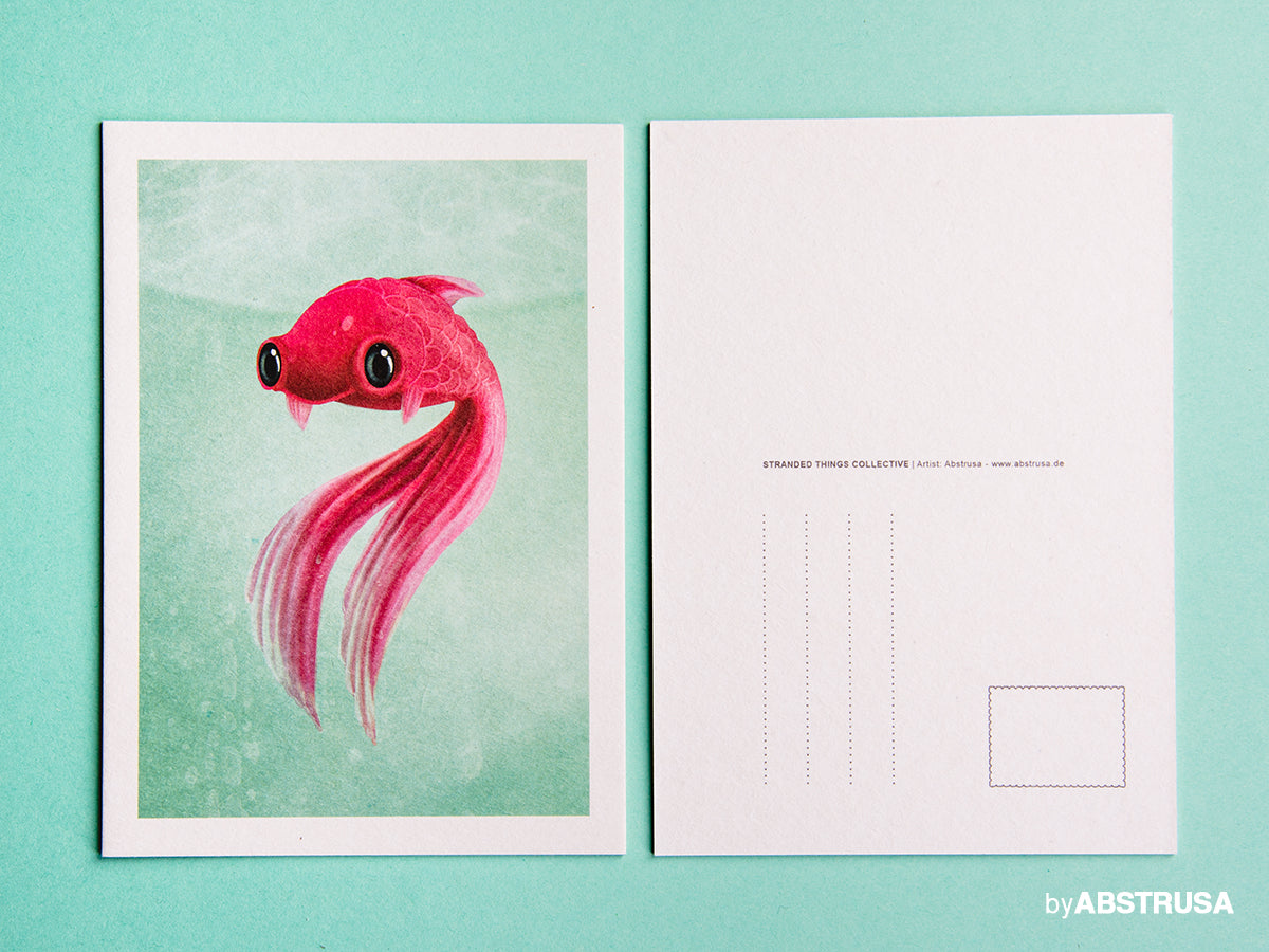Süßer Fisch Postkarte