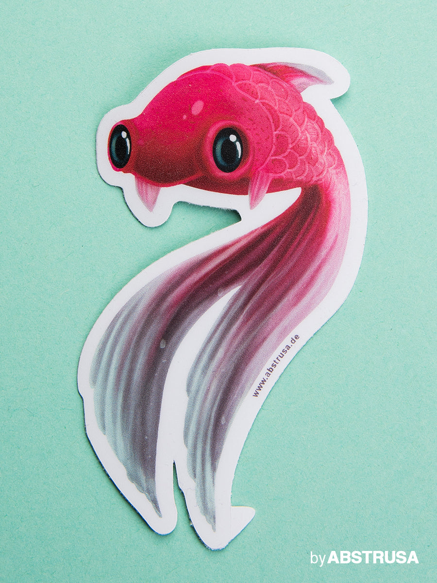 Fisch Sticker Süßer Fisch Sticker (outdoor) – Stranded Things