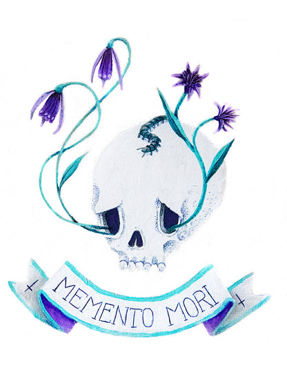 Memento Mori Tasche (groß)