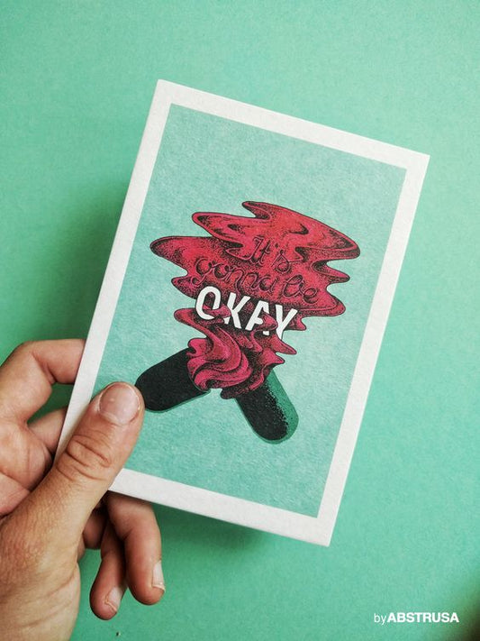 It's gonna be OKAY Postkarte