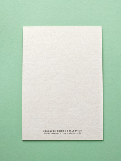 Gitarren Mädchen — A5 Postkarte